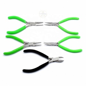 Ensemble de pinces et de pincettes professionnelles pour la fabrication de bijoux, 5 pièces, kit d'outils de précision pour l'artisanat - Product Image 4