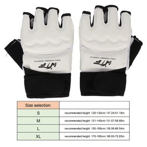 Guantes de Taekwondo Aprobados por la WTF, de Piel Sintética, Medios Dedos/Sin Dedos, Unisex, Gran Venta - Product Image 4