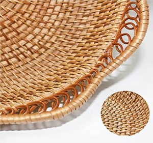 Bol à fruits en rotin fait main, très demandé - Léger et compatible lave-vaisselle, couleur personnalisable pour usage domestique - Product Image 3
