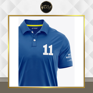 Camiseta de Piqué 100% Algodón, Tejido de Alta Calidad, Estilo Casual, Talla Grande, para Hombre, Venta al Por Mayor - Product Image 2
