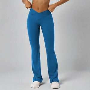 Leggings ultra confortables pour femmes, pantalons longs à taille haute avec ajustement flexible pour l'exercice, la tenue quotidienne, la maison et l'extérieur - Product Image 1
