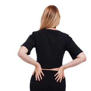 Top Corto para Mujer, de Alta Calidad, Material Elástico, Moldeador, Transpirable, Cómodo, Costuras Duraderas, Estética Clásica - Product Image 2