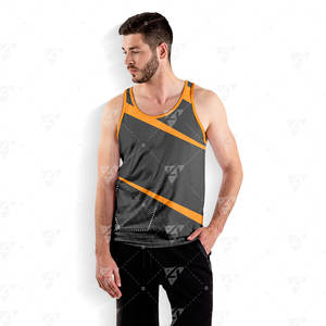 Gilet de course sans manches pour homme, sportif, sans coutures, à séchage rapide, respirant, léger, pour athlétisme et marathon, 100% - Product Image 2