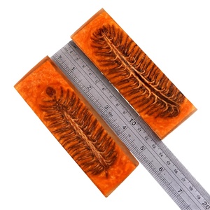 Manches de couteau en résine époxy et bois d'olivier – Matériaux personnalisés pour poignées de couteau, fournitures pour couteaux en marque privée, vente en gros, livraison directe UE - Product Image 5