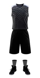 Conjunto de Uniforme de Baloncesto Personalizado con Transferencia Térmica para Adultos, Camisetas Unisex de Talla Grande, Secado Rápido y Transpirable - Product Image 2