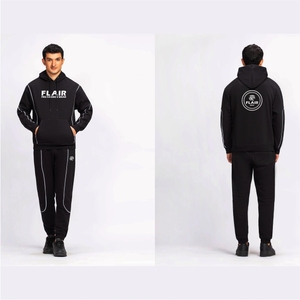 Chándal de algodón negro para hombre - Product Image 6