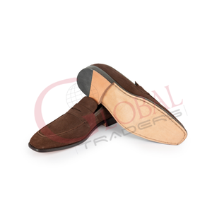 Nouvelles chaussures mocassins pour hommes en cuir véritable, faites à la main, de haute qualité, formelles et décontractées, marron, toutes tailles disponibles, chaussures de mariage - Product Image 2