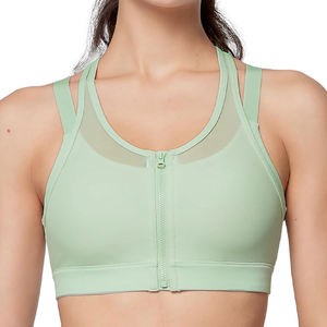 บราออกกำลังกายสำหรับผู้หญิงแบบสั่งทำพิเศษ - ขายดีที่สุด ไซส์พลัส รองรับสูง ระบายอากาศได้ดี แห้งเร็ว เป็นมิตรกับสิ่งแวดล้อม ผลิตจากผ้าสแปนเด็กซ์/ไนลอน สำหรับผู้ใหญ่ พร้อมโลโก้สั่งทำ - Product Image 1