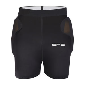 Pantalones cortos acolchados de protección para motocicleta, color negro, con diseño y talla personalizados, los más vendidos. - Product Image 2