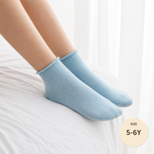 Calcetines Básicos BOHOPANNA para Niños, Cómodos, Transpirables, Material Suave, Limonges, Talla 5 6Años, Certificación SNI, Esenciales para el Día a Día - Product Image 1