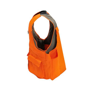 Chaleco de Pesca Táctico Naranja de Verano, Lona Cardura, Ligero, Transpirable, Multibolsillos, Forro Extraíble Personalizado, Unisex, Talla Grande - Product Image 5
