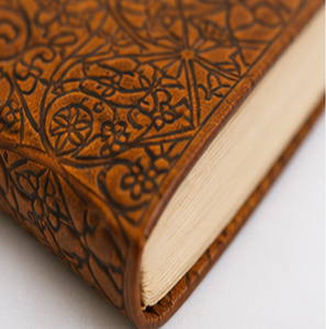 Diario de Cuero Repujado, Cuaderno Bohemio Hecho a Mano, Cuaderno de Bocetos de Estilo Antiguo, Diario de Viaje, Regalo de Cuero Marrón Rústico - Product Image 3