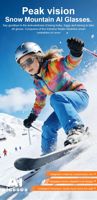 Lunettes Intelligentes IA : Lunettes de Soleil d'Extérieur Anti-Neige et Anti-Vent avec Musique, Appels, Traduction IA, Chargement Magnétique Rapide et Durabilité