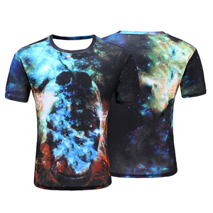 T-shirt léger pour homme, best-seller, nouvelle mode, design personnalisé, coton polyester, sublimation - Product Image 3
