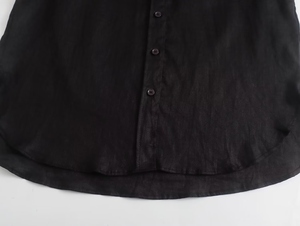 Camisas de Mujer con Cuello Camisero y Mangas Largas, Tela Suave, OEM/ODM Disponible, Ropa de Moda Personalizada al por Mayor - Product Image 3