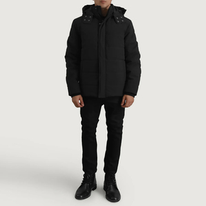 Autumn Winter Men's Bubble Puffer <b>Jacket</b> Casual Thick <b>Warm</b> Coat Men's Fashion Puffer <b>Jacket</b> Cotton Filled Thermal Winter - Product Image 4