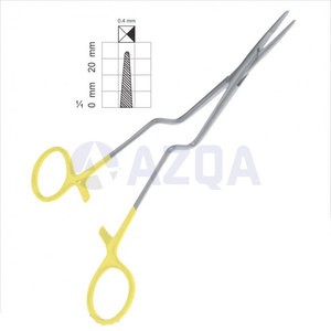 Pinza Portaagujas Baumgartner con Mango Dorado, de Acero Inoxidable, Instrumento Quirúrgico para Uso Operativo, Venta al por Mayor - Product Image 2