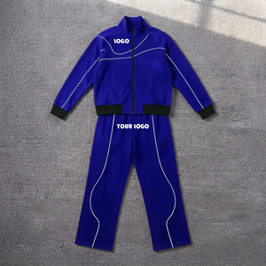 OEM Custom Men's Outdoor Waterproof Sports Polyester Nylon Print <b>Reflective</b> Windbreaker Track <b>Jacket</b> and Pants Set Tracksuit Men - Product Image 5