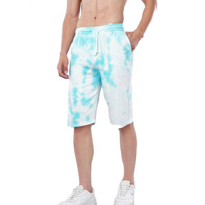 Pantalones Cortos Tie Dye para Hombre al por Mayor, 100% Algodón, Suaves y Ligeros, Casuales, Estilo Urbano, Corte Holgado, Ropa de Verano - Product Image 2