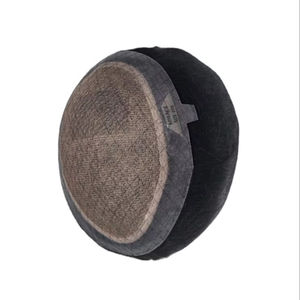 Perruque Taz Hair de haute qualité en cheveux Remy indiens, ondulée, pour hommes, avec base monofilament douce, système de toupet fabriqué au Bangladesh, ondulations profondes et lâches - Product Image 1