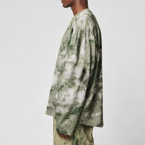 Maillot de football américain personnalisé à manches longues, col en V, surdimensionné, en maille sublimée camouflage, style streetwear, réfléchissant, vente en gros - Product Image 4