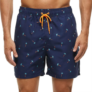 Shorts de Baño para Hombre con Estampado de Sandía Gris, Secado Rápido, Cordón Ajustable, Shorts Casuales de Playa con Bolsillos - Product Image 5