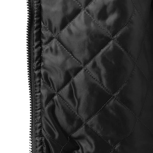 Chalecos Acolchados de Invierno de Alta Calidad, Chalecos de Cuero Personalizados con Capucha para Hombre - Product Image 4