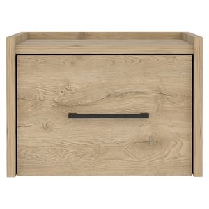 โต๊ะข้างเตียงแบบแขวนผนัง/โต๊ะข้างเตียงเดี่ยว รุ่นมาคาเดเมีย บีดีรูม โบอา พร้อมลิ้นชักเดี่ยวและมือจับ - Product Image 5