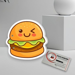 Palette magnétique pour extensions de cils Naughty Burger, en acrylique, réutilisable et durable, formes cercle/diamant/fleur/ovale, pour artistes en extensions de cils - Product Image 4