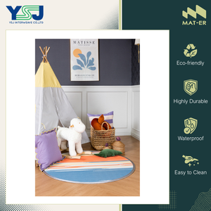 พรมปิกนิกกลางแจ้งดีไซน์ทันสมัยคุณภาพเยี่ยมราคาสุดคุ้มหลากหลายแบบ ผลิตจากโพลีโพรพิลีน 100% รูปทรงกลม มีจำหน่ายแล้ว - Product Image 3