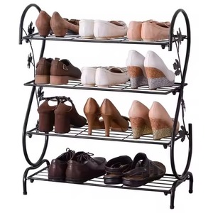 Wooden Shoe Rack 3 Tier Freestanding Space Saving Modern Design Entryway Storage Organizer Home Furniture Scandinavian Style - Product Image 6