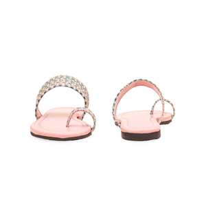 Sandales à talons roses CL1912 Casual Chappal - Product Image 2