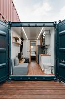 Maison Modulaire Préfabriquée en Conteneur 20Ft 40Ft Extensible Démontable Structure Acier Villa Résidentielle Bureau Cabine Design