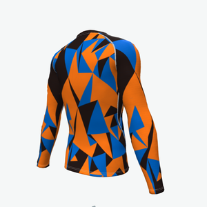 Wholesale OEM <b>Surf</b> <b>Printed</b> Breathable Compression Shirt Long Sleeve UV UPF50+ Custom Rash Guard for Men - Product Image 3