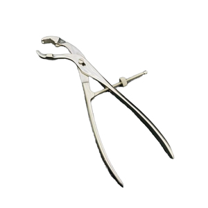 Pinces à os à mâchoires étroites, instrument orthopédique de haute précision pour la préhension osseuse lors des interventions chirurgicales - Product Image 1