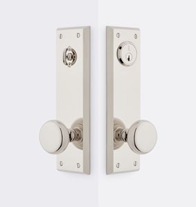 Poignée de porte double en acier inoxydable nickelé, personnalisable, pour meubles et maison, avec fonction passage et confidentialité - Vente chaude - Product Image 6