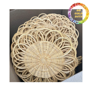 Mantel Individual de Ratán Hecho a Mano Estilo Boho, Tapete de Mesa Tejido Natural, Ecológico, Venta al por Mayor, Exportación - Product Image 3