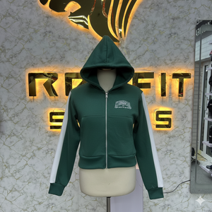 Sudadera con capucha personalizada con apliques bordados, efecto desgastado, con cremallera y pedrería, lavado ácido, estilo vintage, para hombre, streetwear - Product Image 1