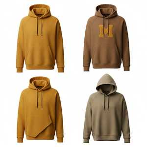 Sweat à capuche minimaliste – Molleton premium en tricot gaufré et patchs lettres, design détaillé des manches raglan, streetwear édition limitée - Product Image 1