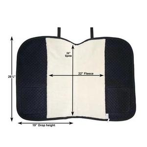 Almohadilla de Sillín para Caballo Acolchada de Satén de Algodón Resistente con Bolsillos |   Diseño Personalizado de Doble Respaldo para Paseos por Senderos y de Larga Distancia - Product Image 2