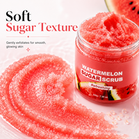 GMP Factory Supply Organic Watermelon Sugar Scrub Bulk Wholesale Deep Exfoliating Hydrating Refreshing Glycerin Body Polish