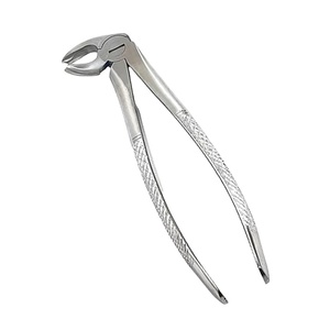 ARISTON INTERNATIONAL Pinzas de Extracción Dental Manuales de Acero Inoxidable de Alta Calidad, Pinzas de Extracción Pedo Cowhorn, CE - Product Image 1