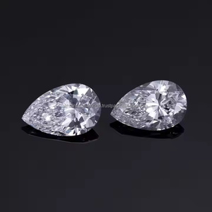 Diamants Solitaires en Gros 1Ct/Pc, de Laboratoire, Couleur DEF, Pureté VVS-VS, HPHT/CVD, Forme Poire, Taille Excellente, Diamants Libres pour la Fabrication de Bijoux Personnalisés - Product Image 1
