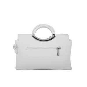 Women's <b>White</b> Formal Evening <b>Hand</b> <b>Bag</b> P36165 - Product Image 1