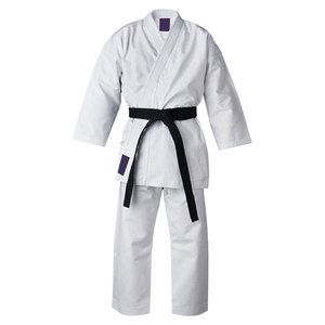 Unisex Kids Karate Uniform White Cotton Regular Fit Comfortable Stretch Durable 400g Mixed Martial Arts Gi Wear - Product Image 1