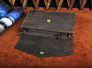 Waterproof portable <b>Soft</b> Material <b>Leather</b> Messenger <b>Bag</b> Best Manufacturing Sustainable stylish Custom <b>Leather</b> Messenger <b>Bags</b> - Product Image 5