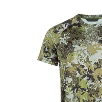 T-shirt de chasse pour homme, léger, respirant, coupe-vent, été, softshell, avec imprimé forêt