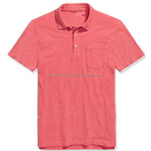 Produit à succès Nouveau design Logo personnalisé Couleur unie Respirant Polo pour homme Vêtements décontractés Polos pour homme - Product Image 3