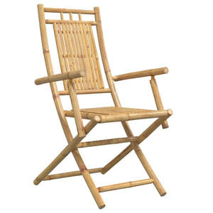 Sillón Plegable Boho de Bambú al por Mayor, Respaldo Sólido, Estructura Estable, Asiento Natural Duradero, Muebles para Interiores y Exteriores Hechos en Vietnam - Product Image 3