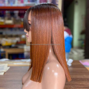 วิกผมตรงสลวยแบบผมมนุษย์แท้ วิกผมเวียดนามแบบติดลูกไม้ด้านหน้า วิกผมแบบไม่ต้องใช้กาวสำหรับผู้หญิงผิวสี - Product Image 5